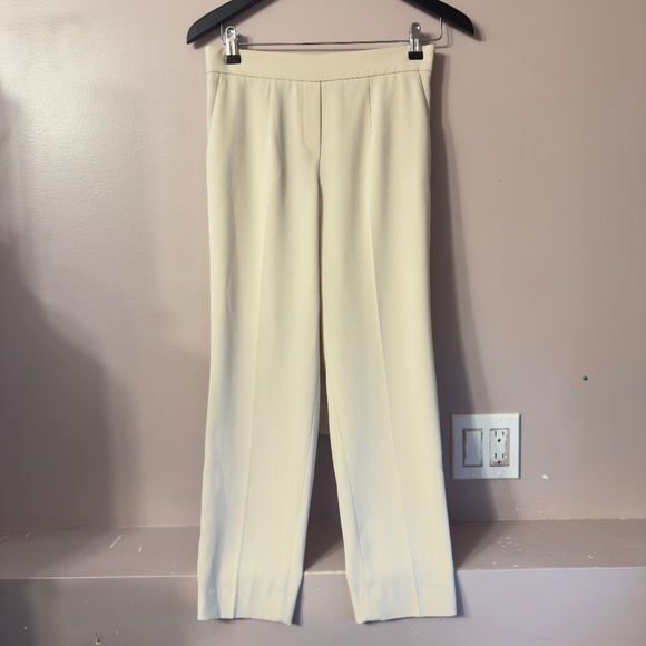 Aritzia Babaton Atelier Trouser Cream Women Size 4 - Picture 1 of 10